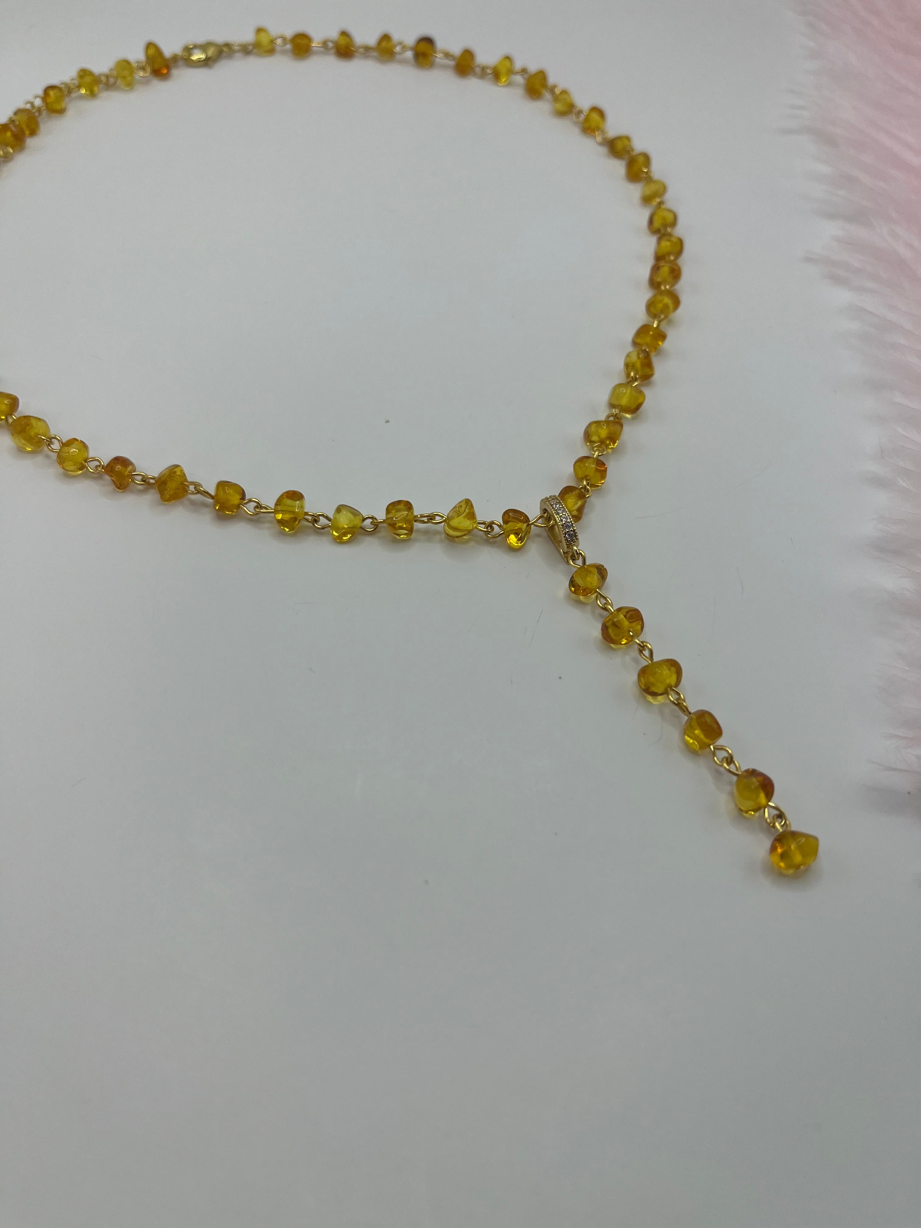 Natural Amber 3-in-1 Necklace – Convertible Design