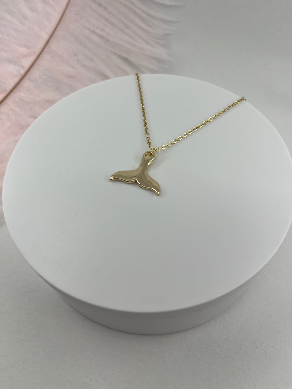Mermaid tail Choker Necklace, Real 18K Gold Plated