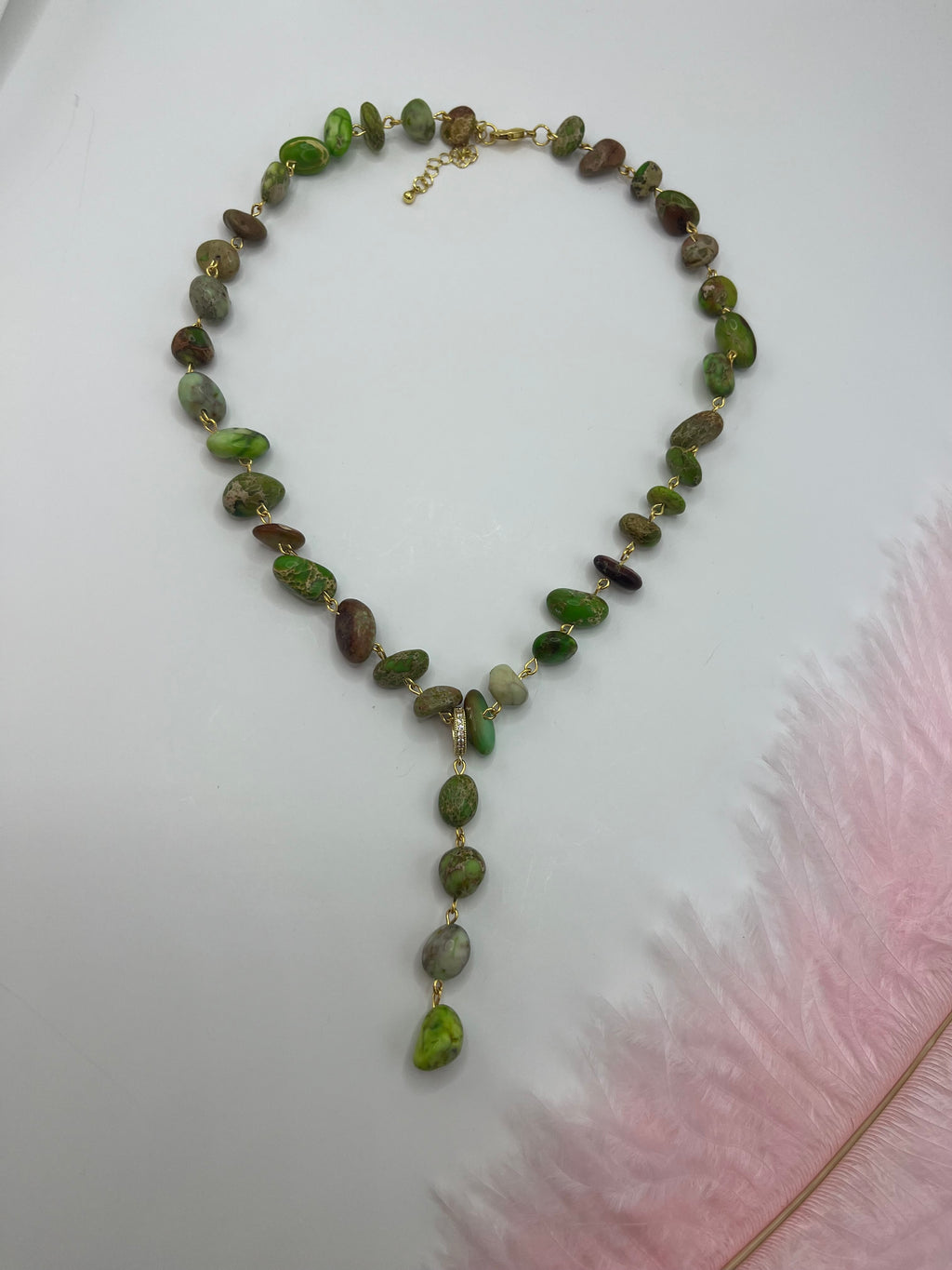 Natural Imperial Jasper 3-in-1 Necklace – Transformable Design