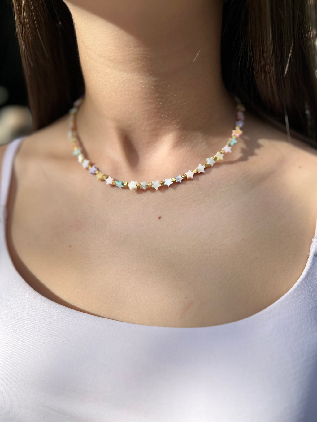 Stars Natural Shell Necklace