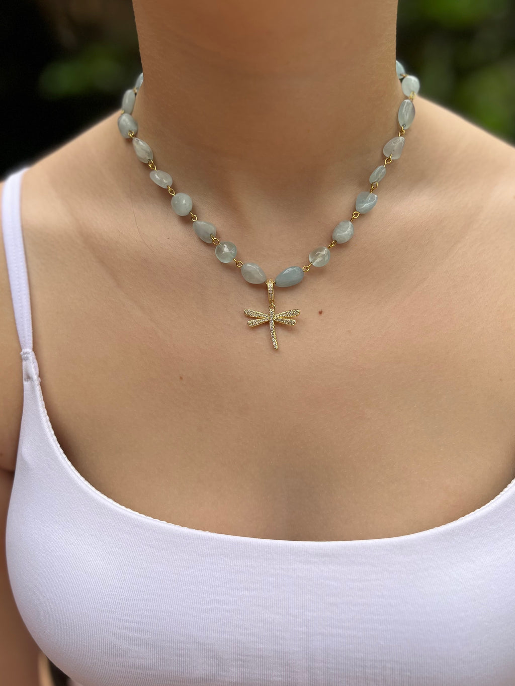 Aquamarine 3-in-1 Necklace – Convertible Design
