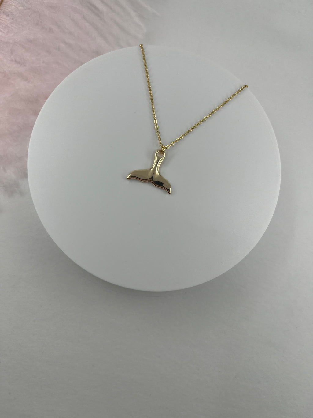 Mermaid tail Choker Necklace, Real 18K Gold Plated