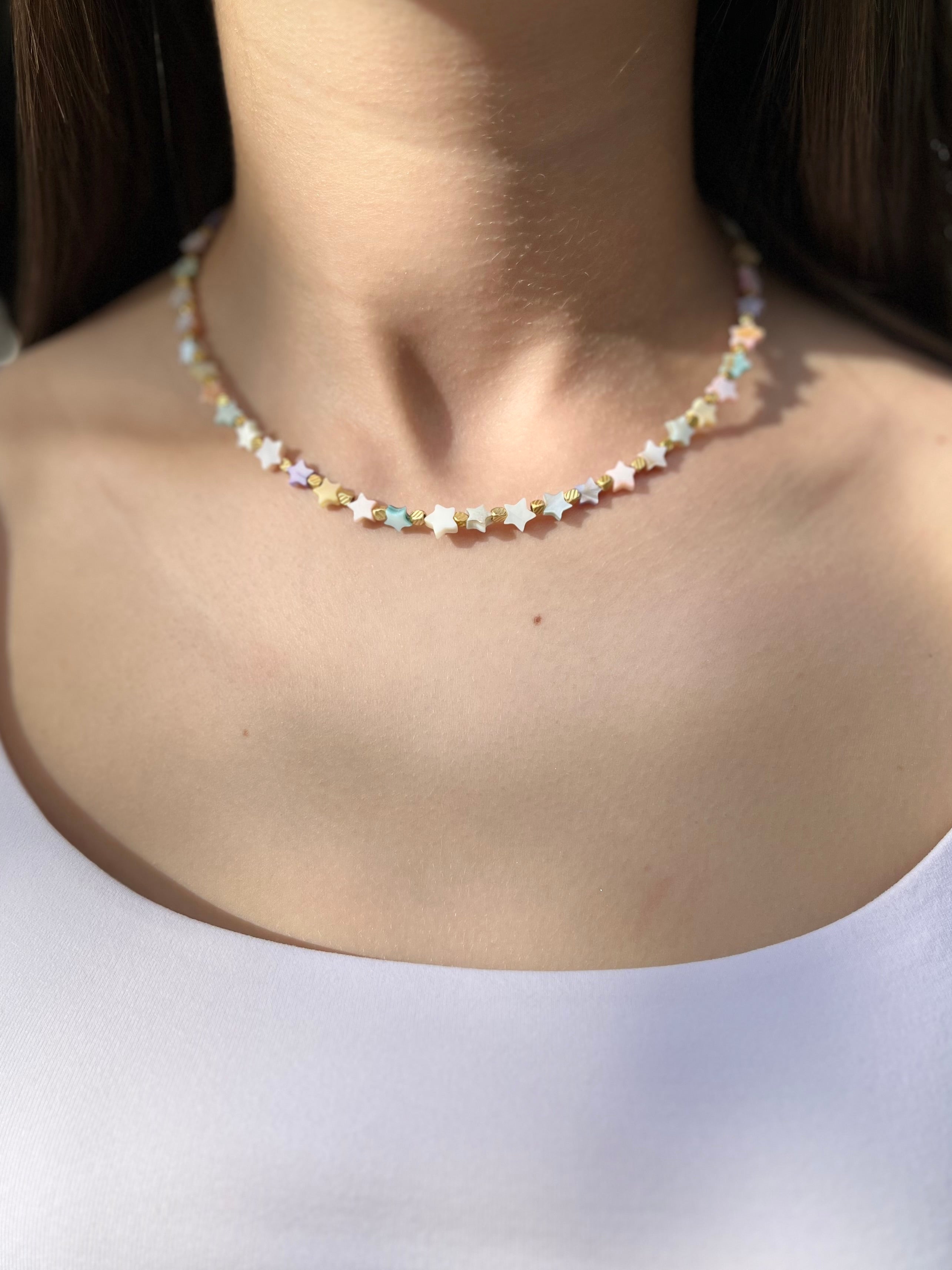 Stars Natural Shell Necklace