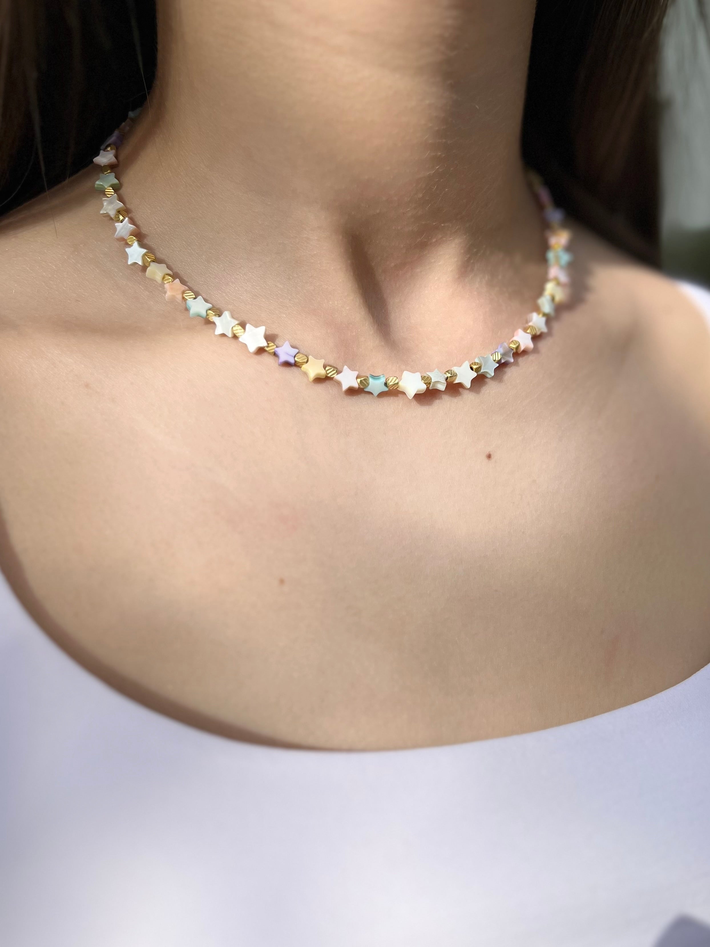 Stars Natural Shell Necklace