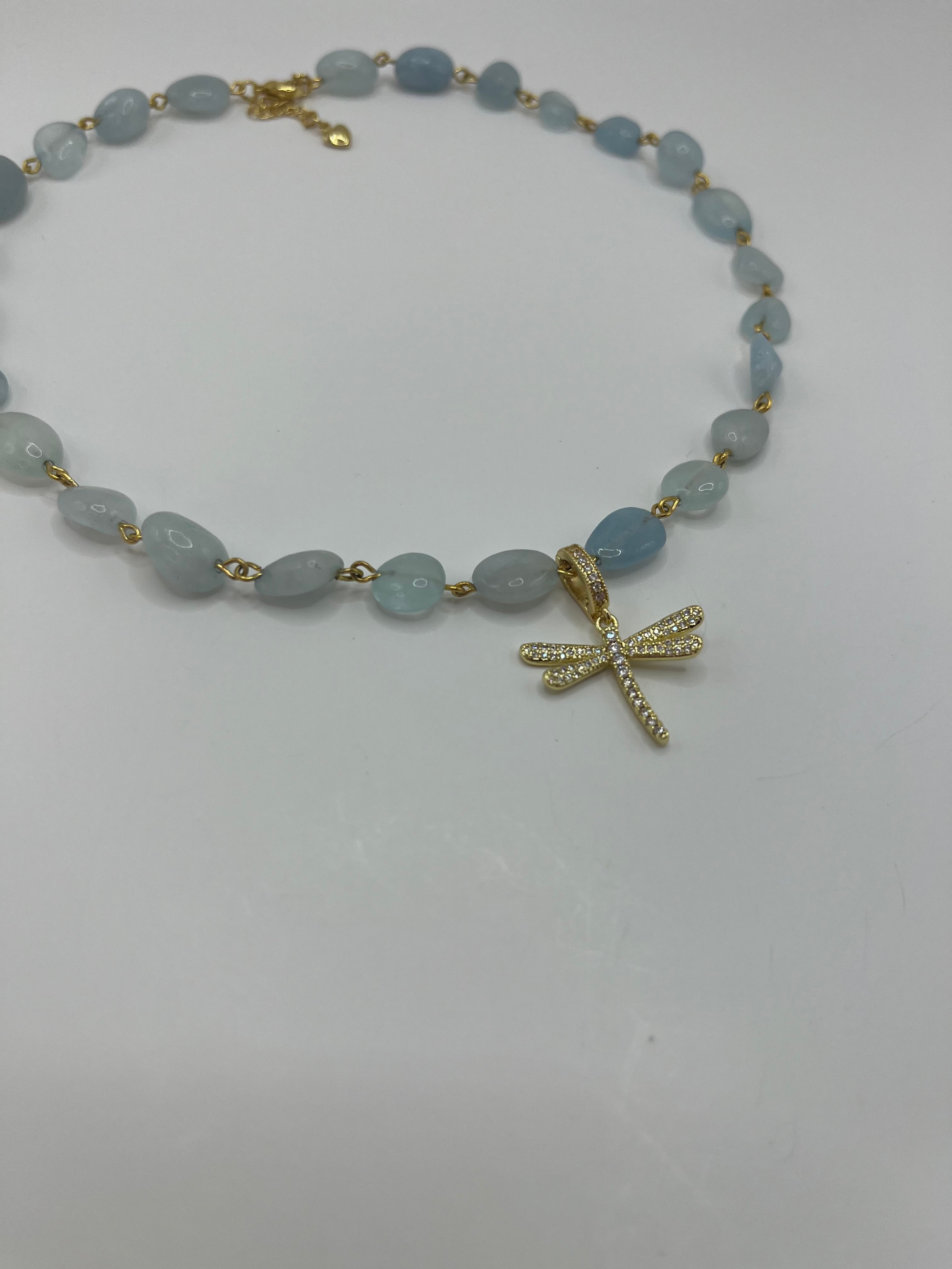 Aquamarine 3-in-1 Necklace – Convertible Design