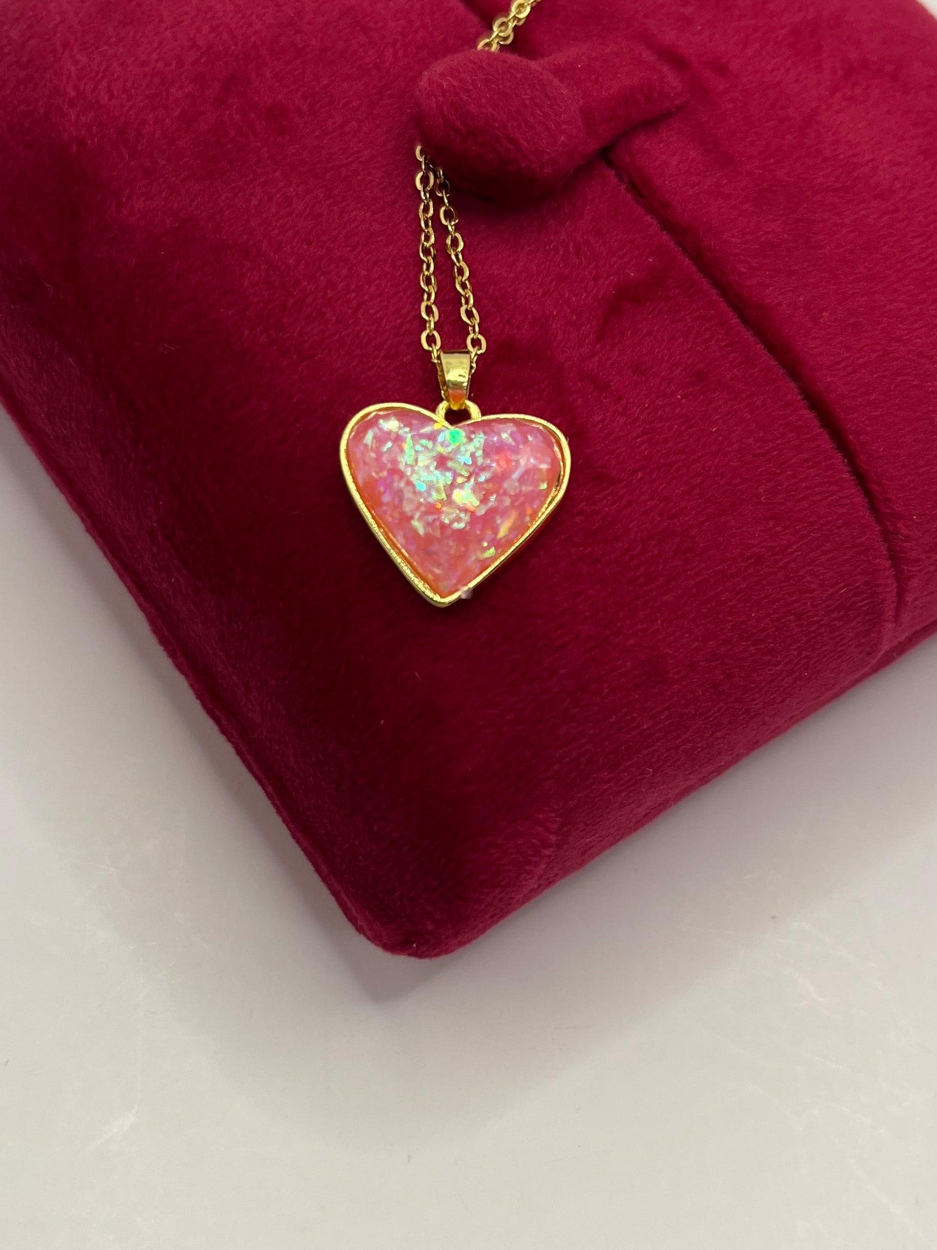 18K gold Heart Pendant Necklace
