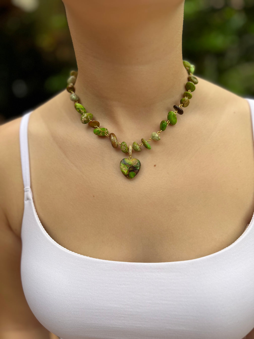 Natural Imperial Jasper 3-in-1 Necklace – Transformable Design