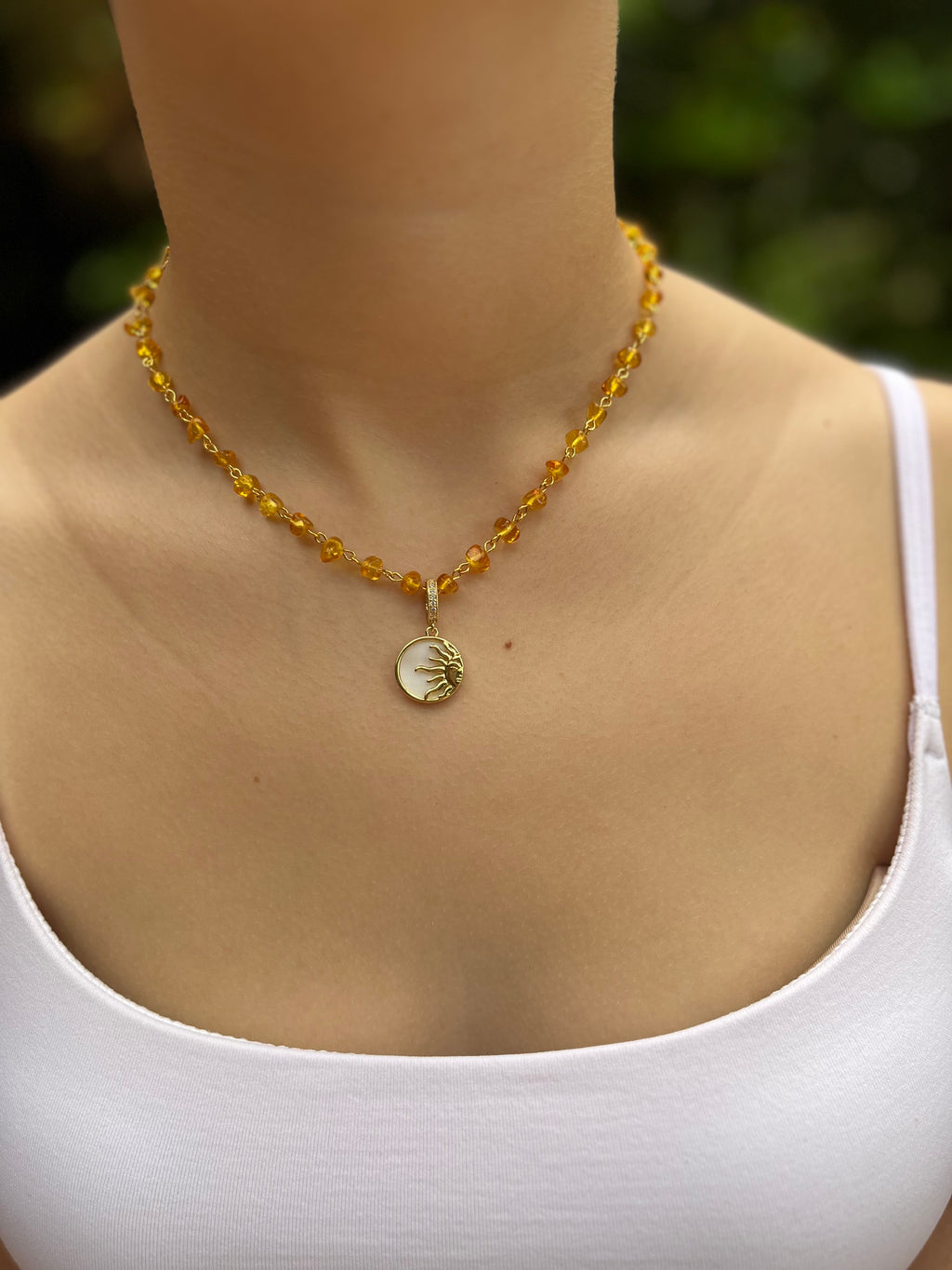 Natural Amber 3-in-1 Necklace – Convertible Design