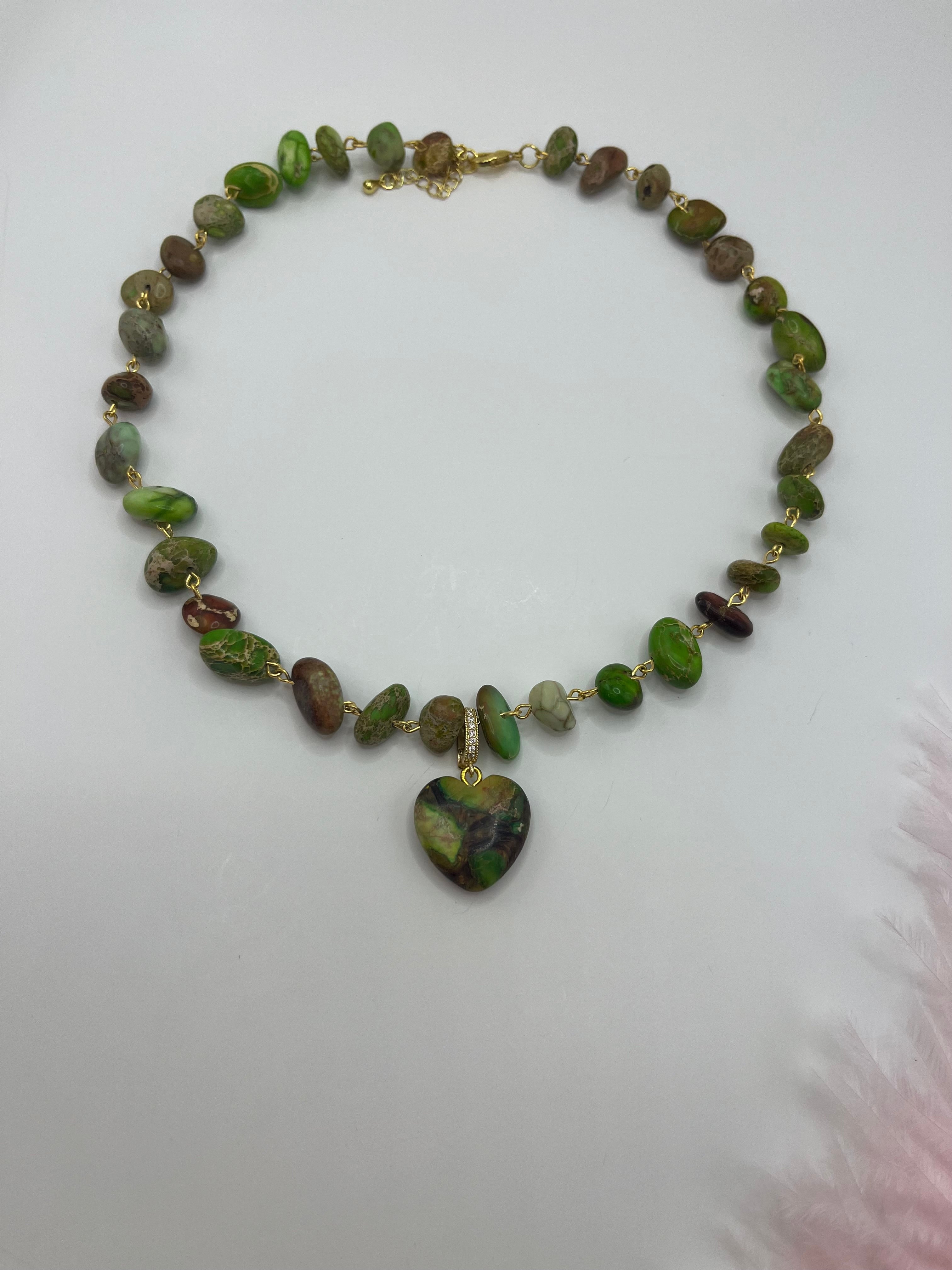 Natural Imperial Jasper 3-in-1 Necklace – Transformable Design