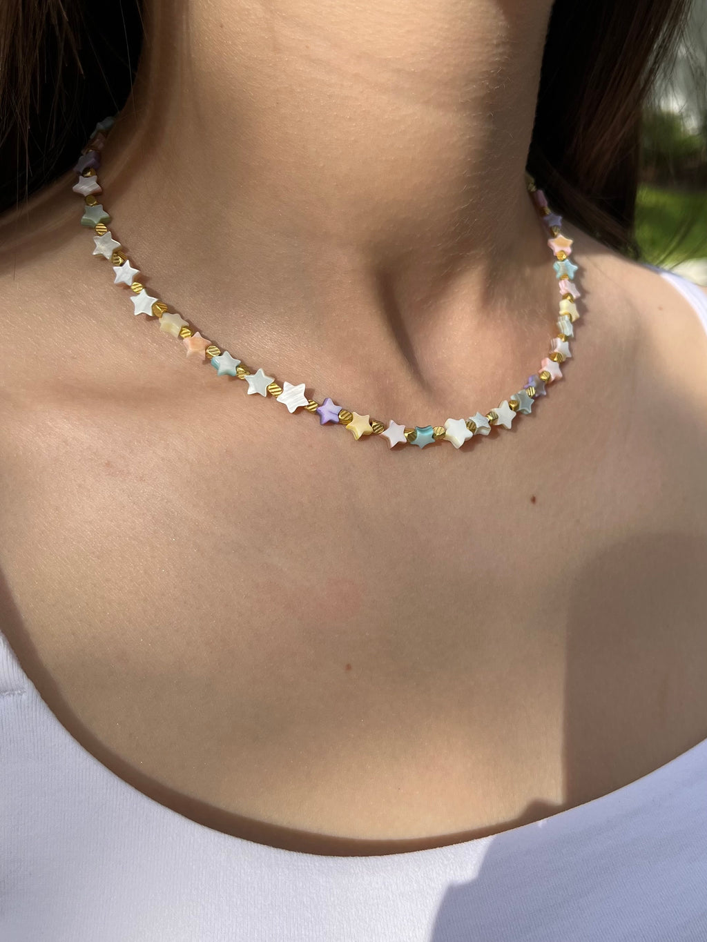 Stars Natural Shell Necklace