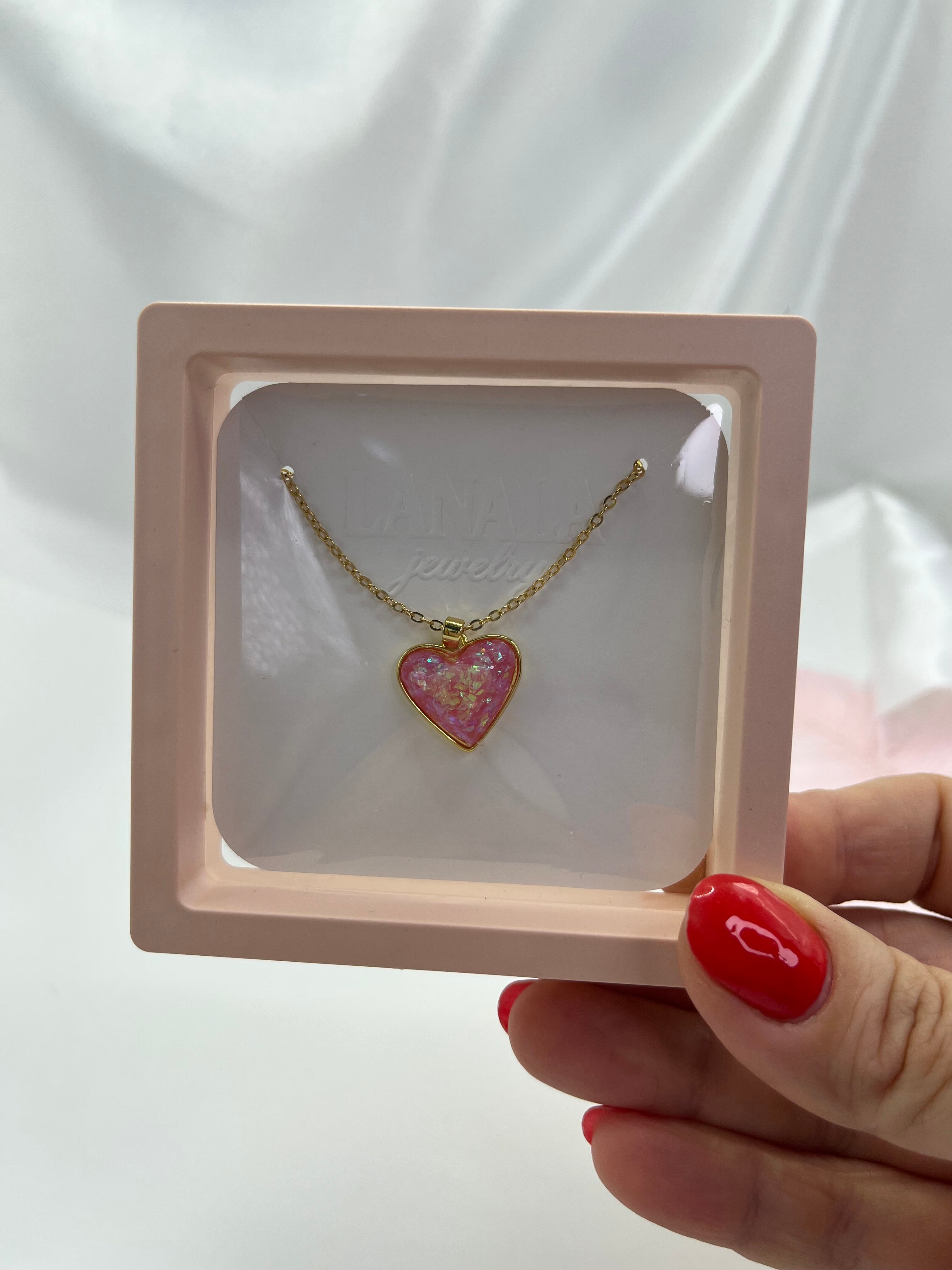 18K gold Heart Pendant Necklace