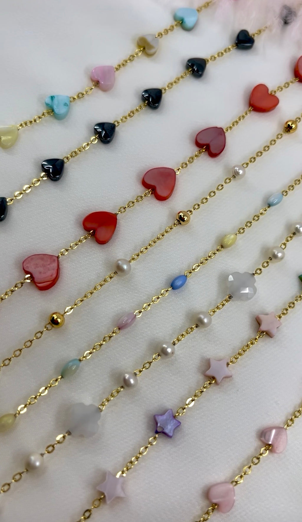 Natural Shell and Pearl Choker Necklace