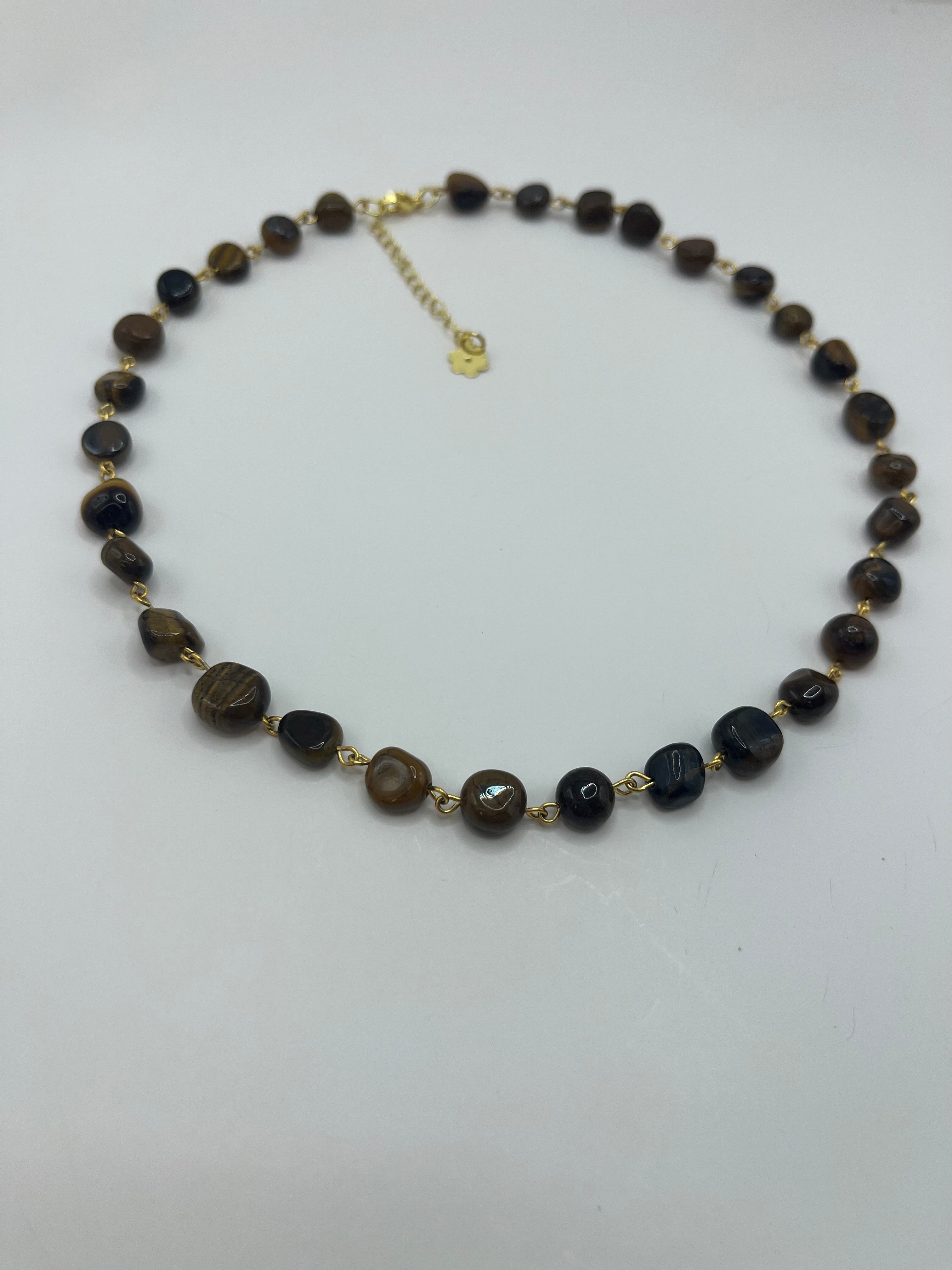 Natural Tiger Eye 3-in-1 Necklace – Transformable Design