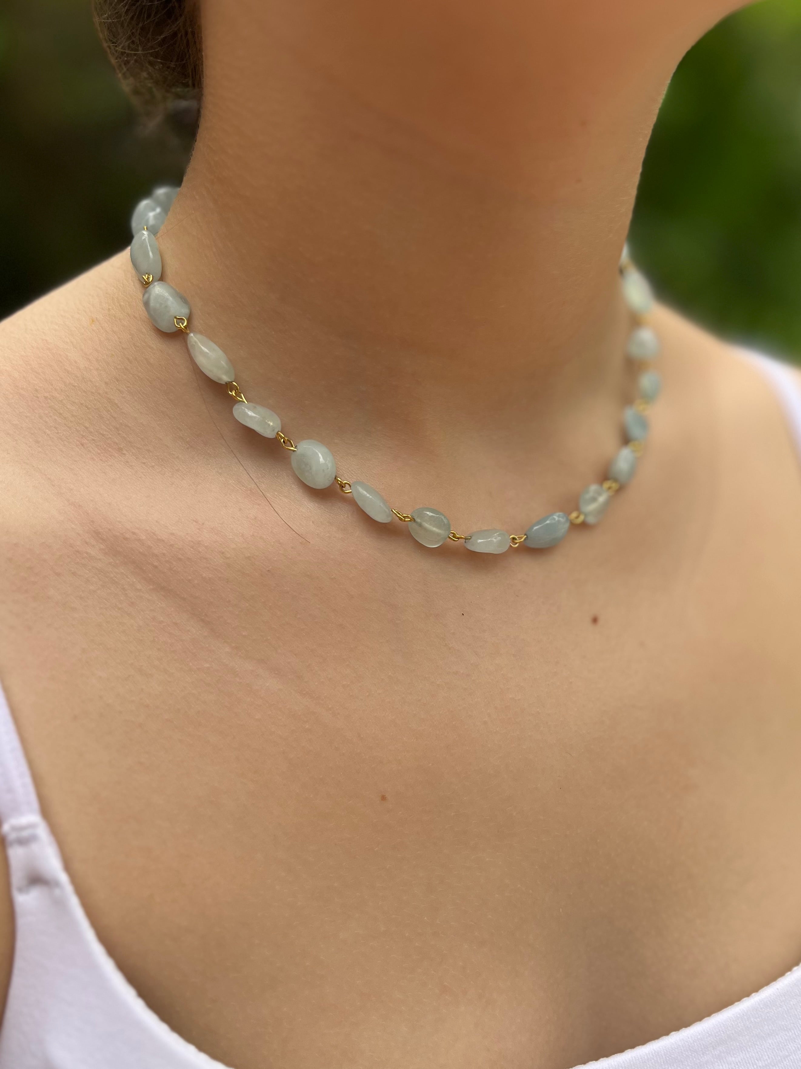 Aquamarine 3-in-1 Necklace – Convertible Design