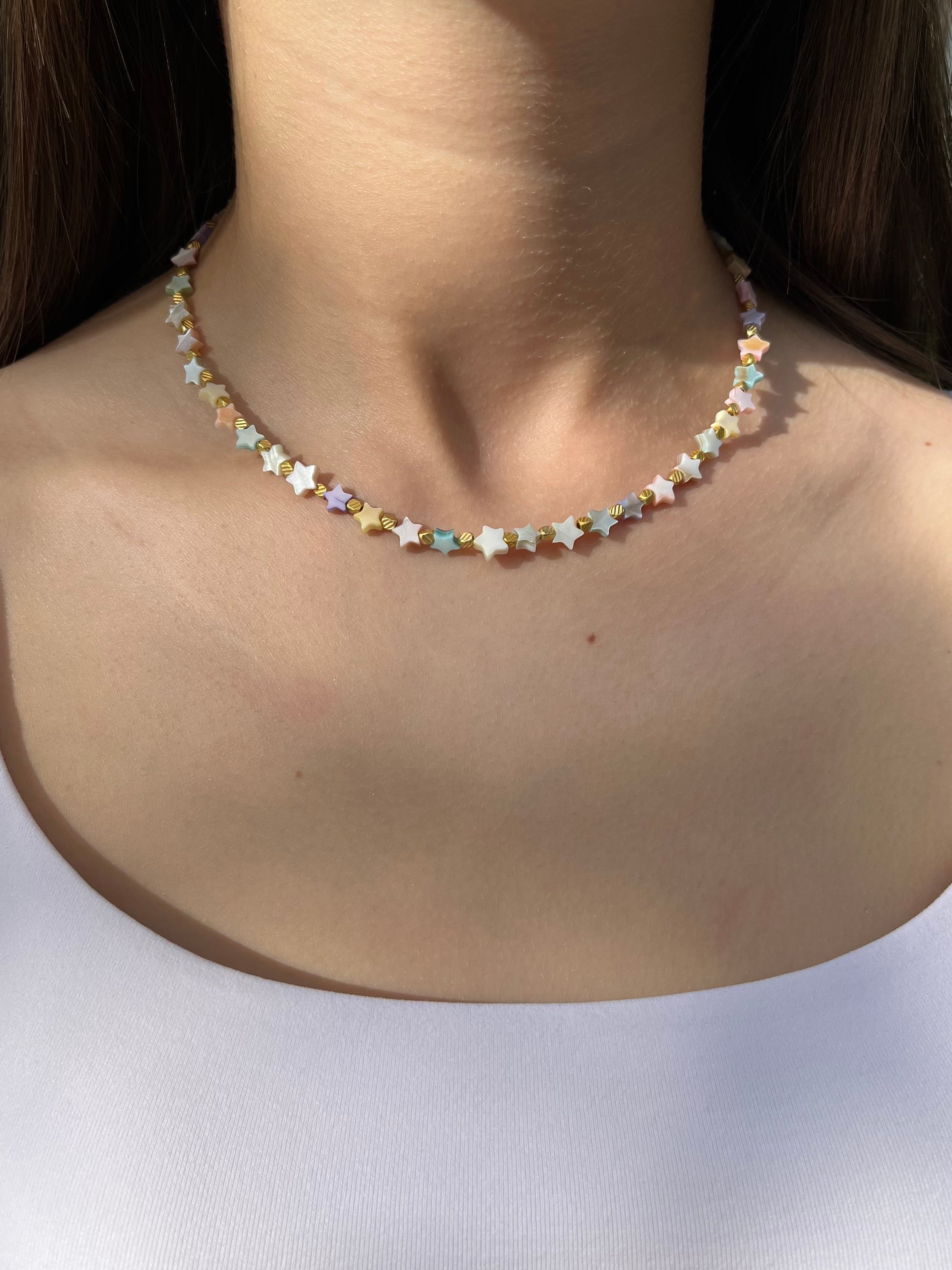 Stars Natural Shell Necklace