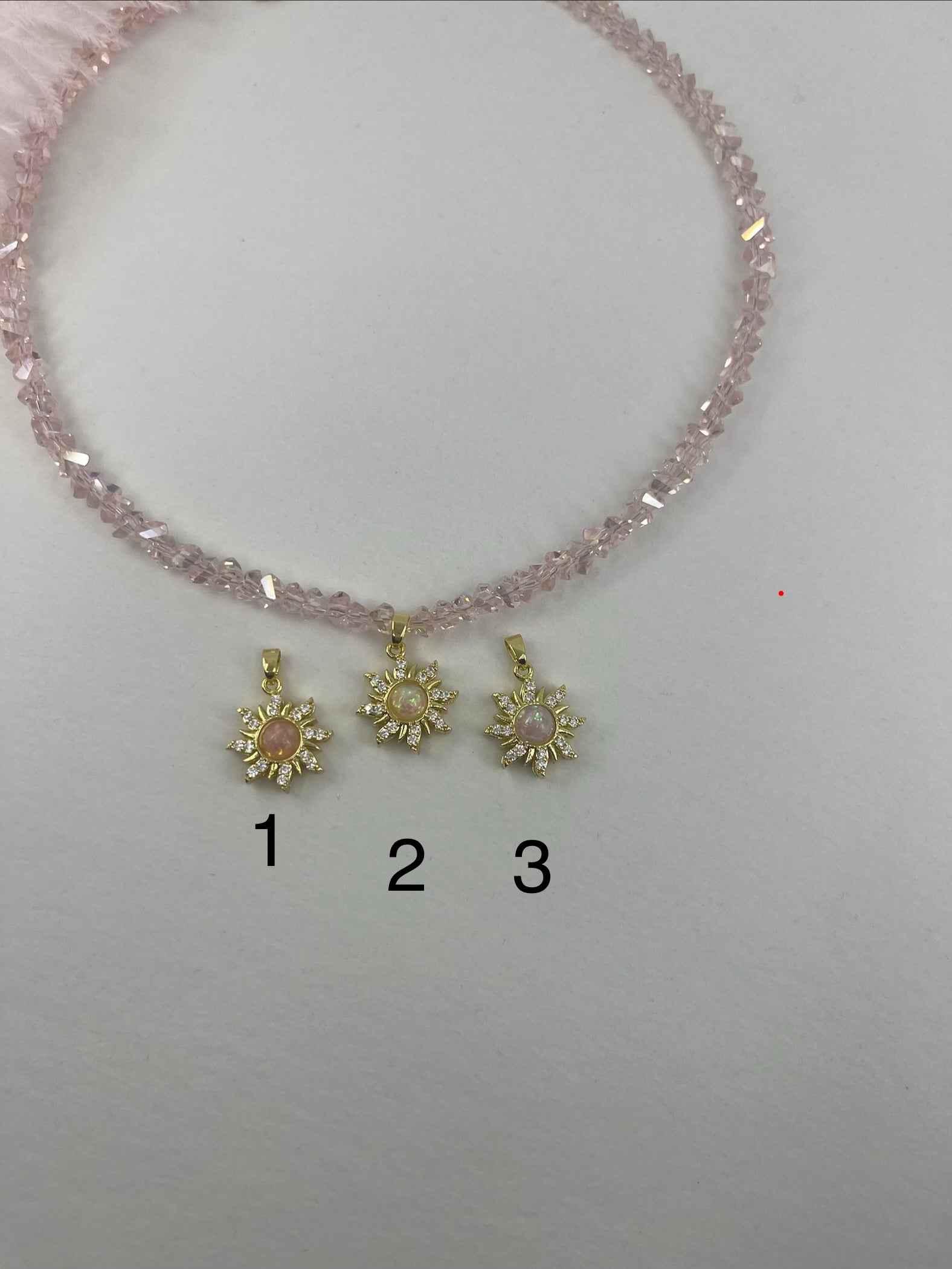 Sun Crystal Choker Necklace – 18K Gold Plated