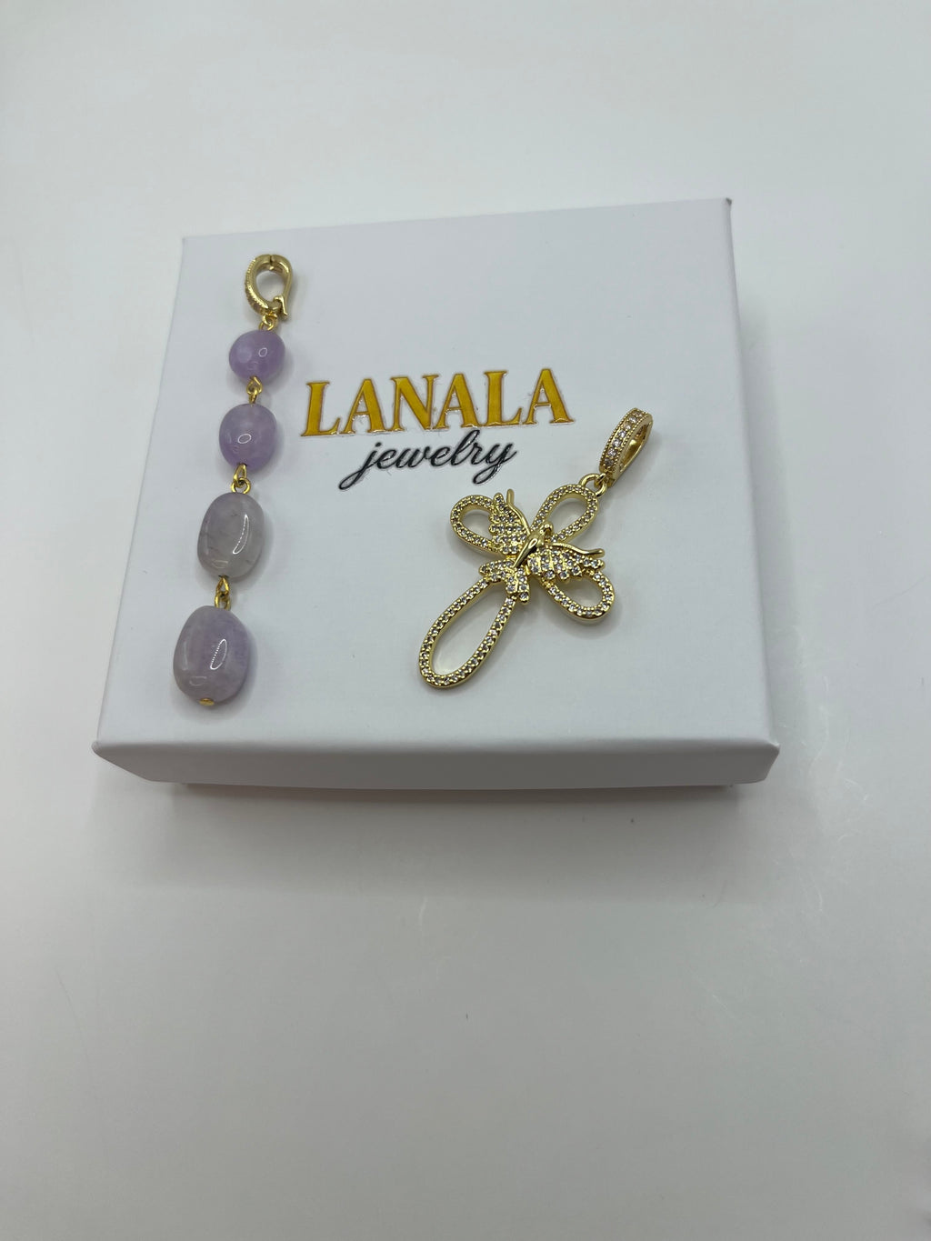 Amethyst 3-in-1 Necklace – Convertible Design, light lilac