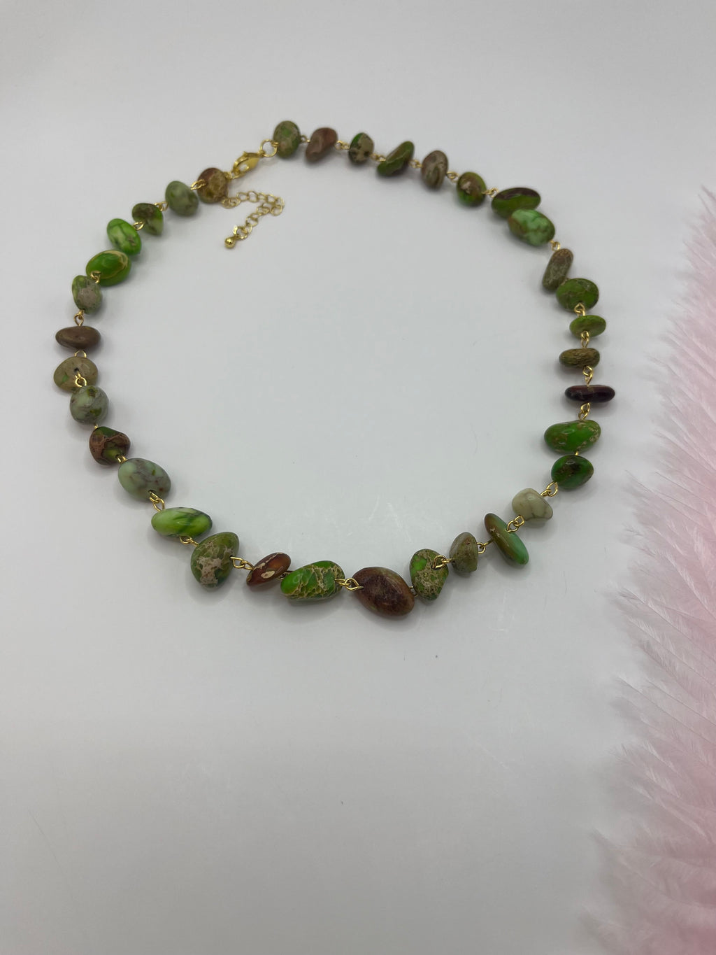 Natural Imperial Jasper 3-in-1 Necklace – Transformable Design