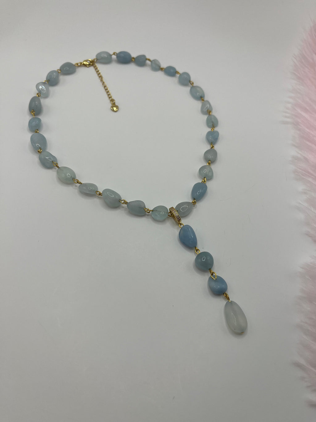 Aquamarine 3-in-1 Necklace – Convertible Design