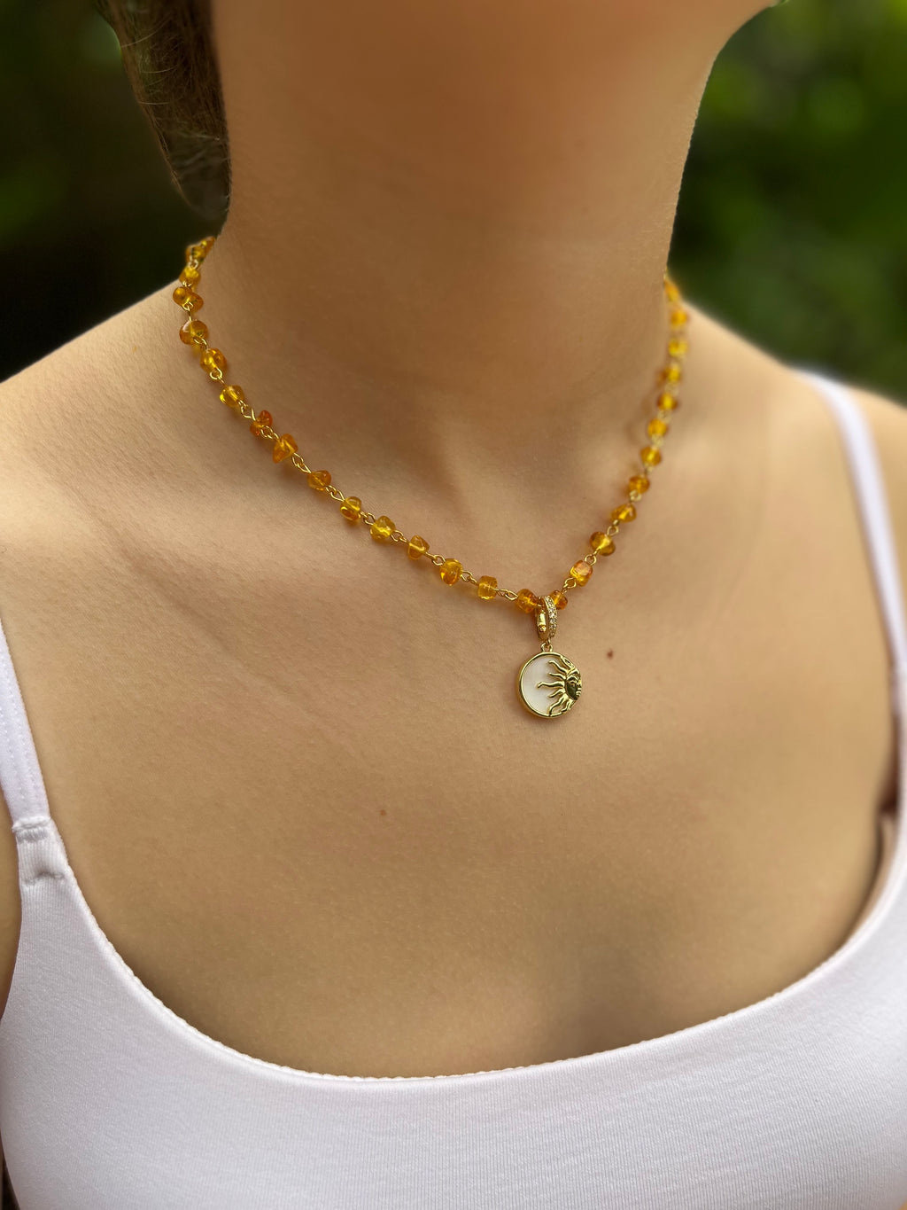 Natural Amber 3-in-1 Necklace – Convertible Design