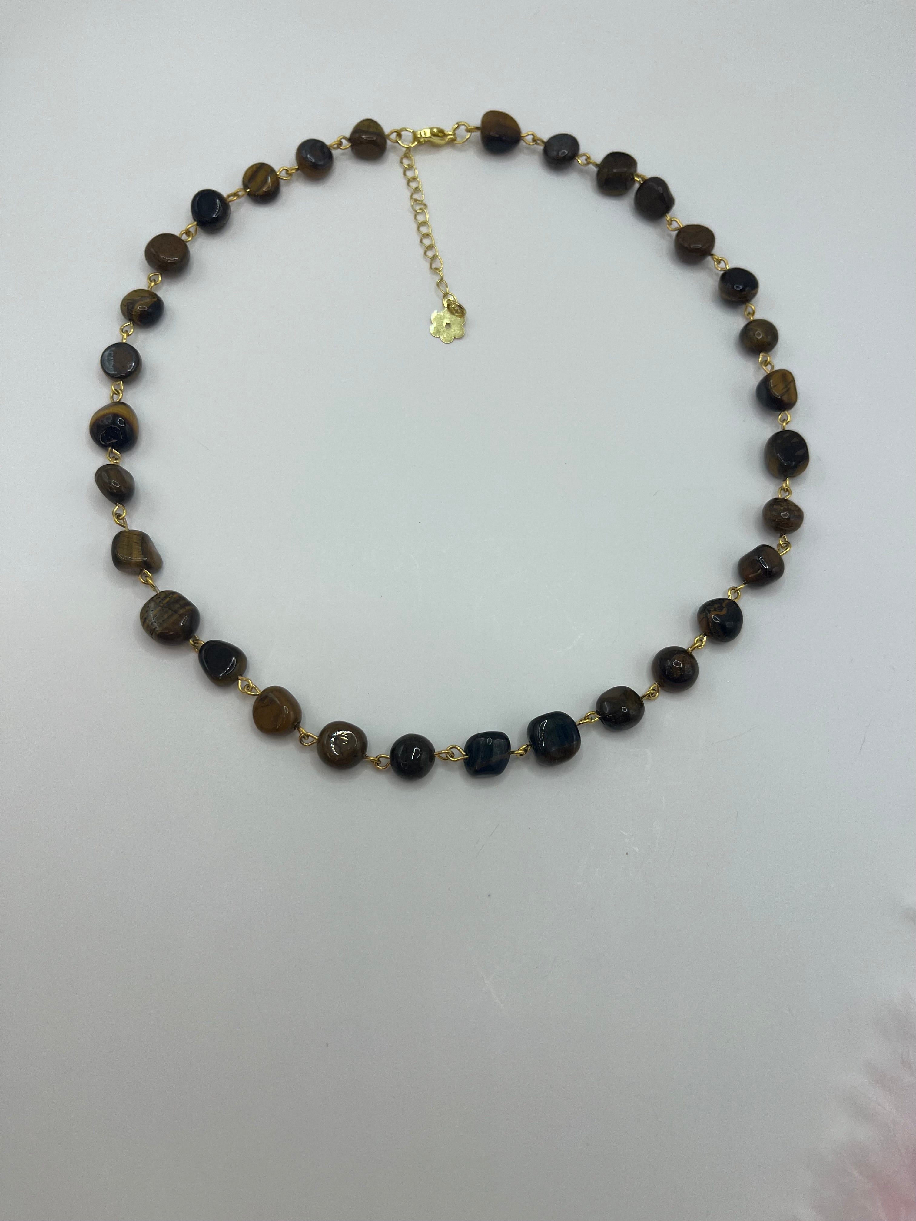 Natural Tiger Eye 3-in-1 Necklace – Transformable Design