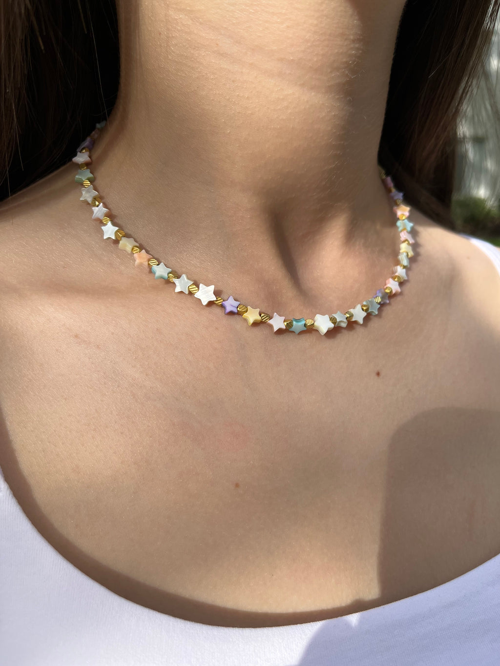 Stars Natural Shell Necklace