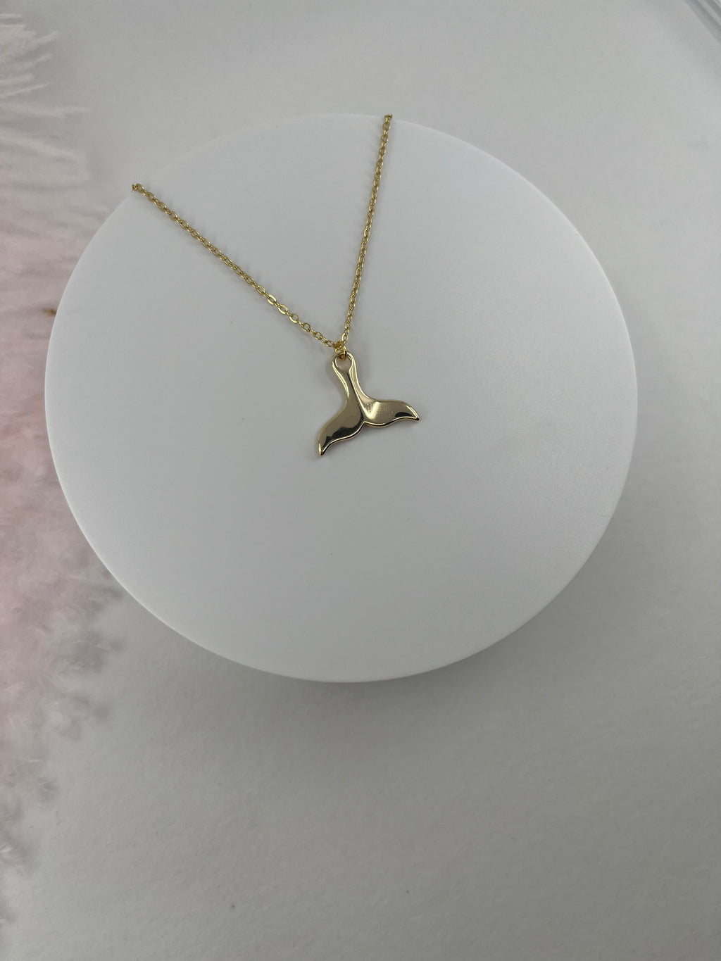 Mermaid tail Choker Necklace, Real 18K Gold Plated