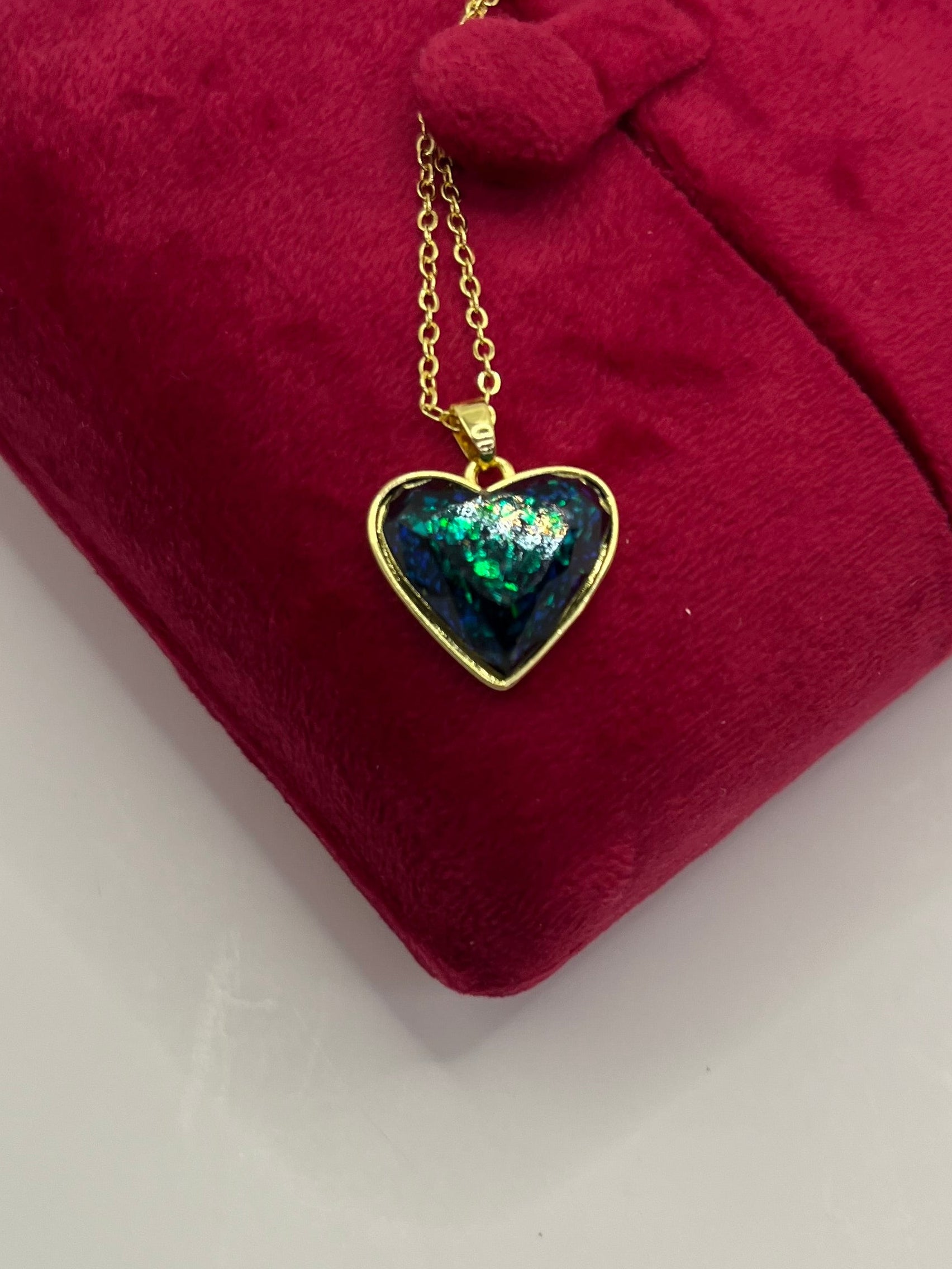 18K gold Heart Pendant Necklace
