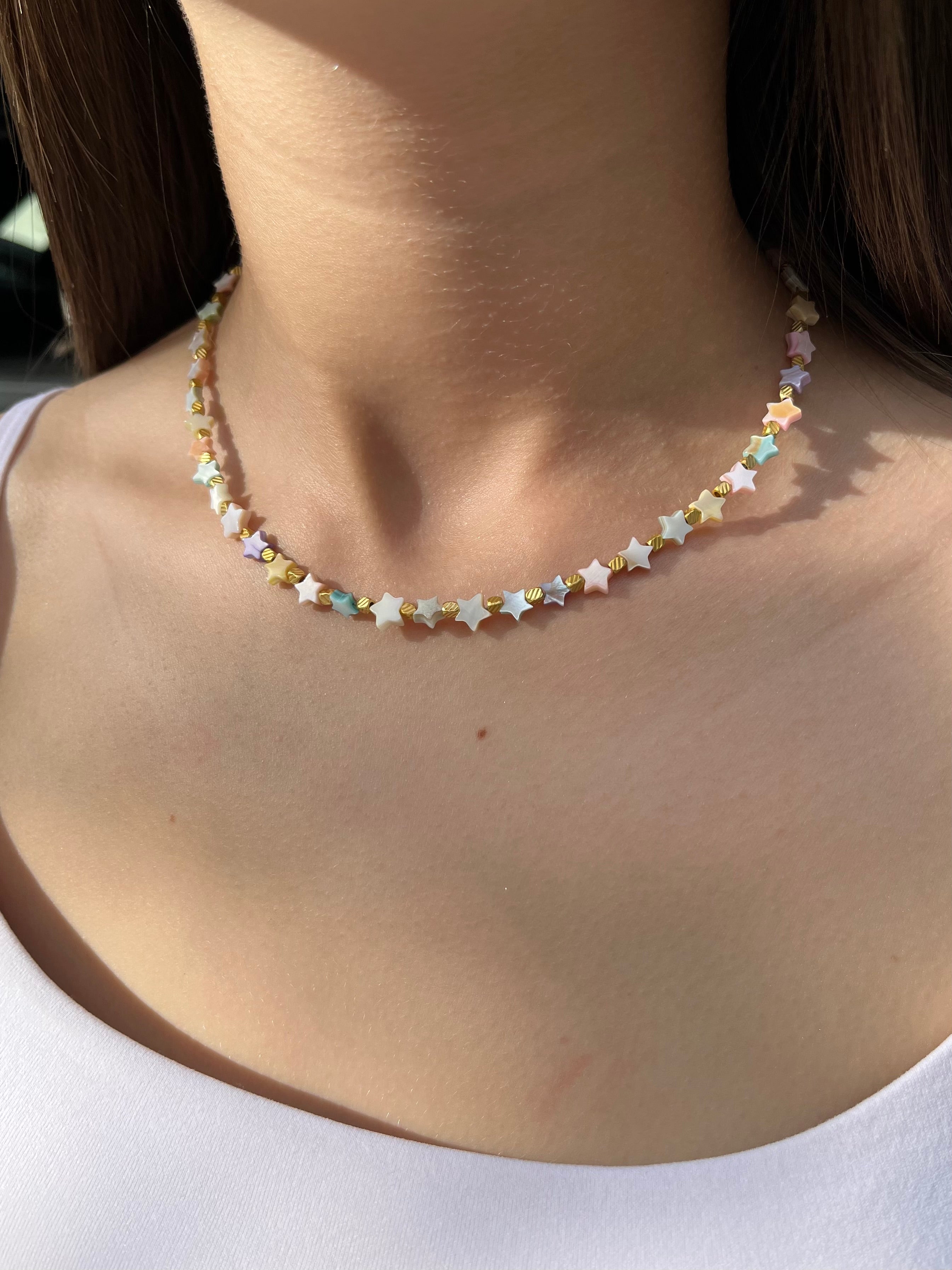 Stars Natural Shell Necklace