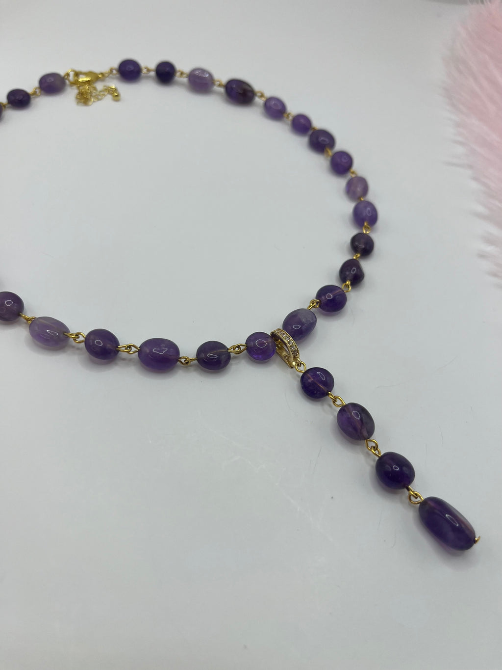 Amethyst 3-in-1 Necklace – Convertible Design