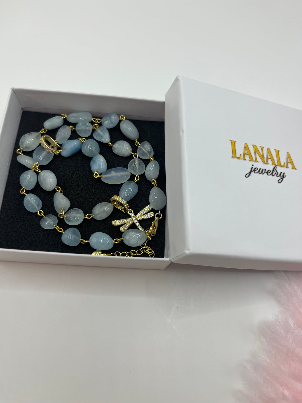 Aquamarine 3-in-1 Necklace – Convertible Design