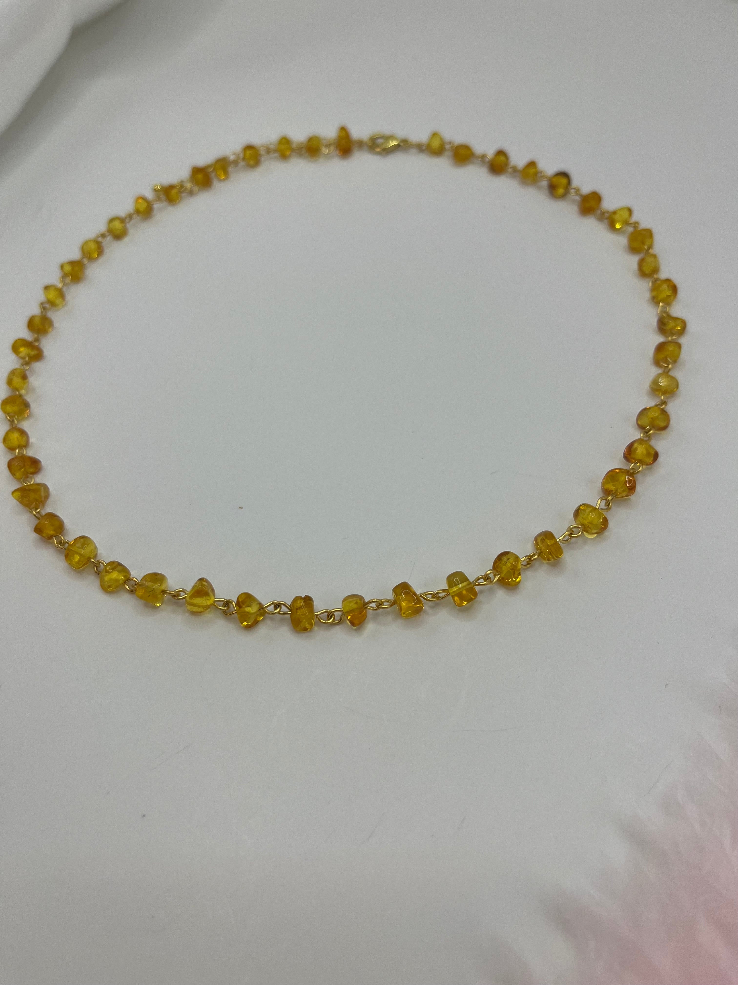 Natural Amber 3-in-1 Necklace – Convertible Design