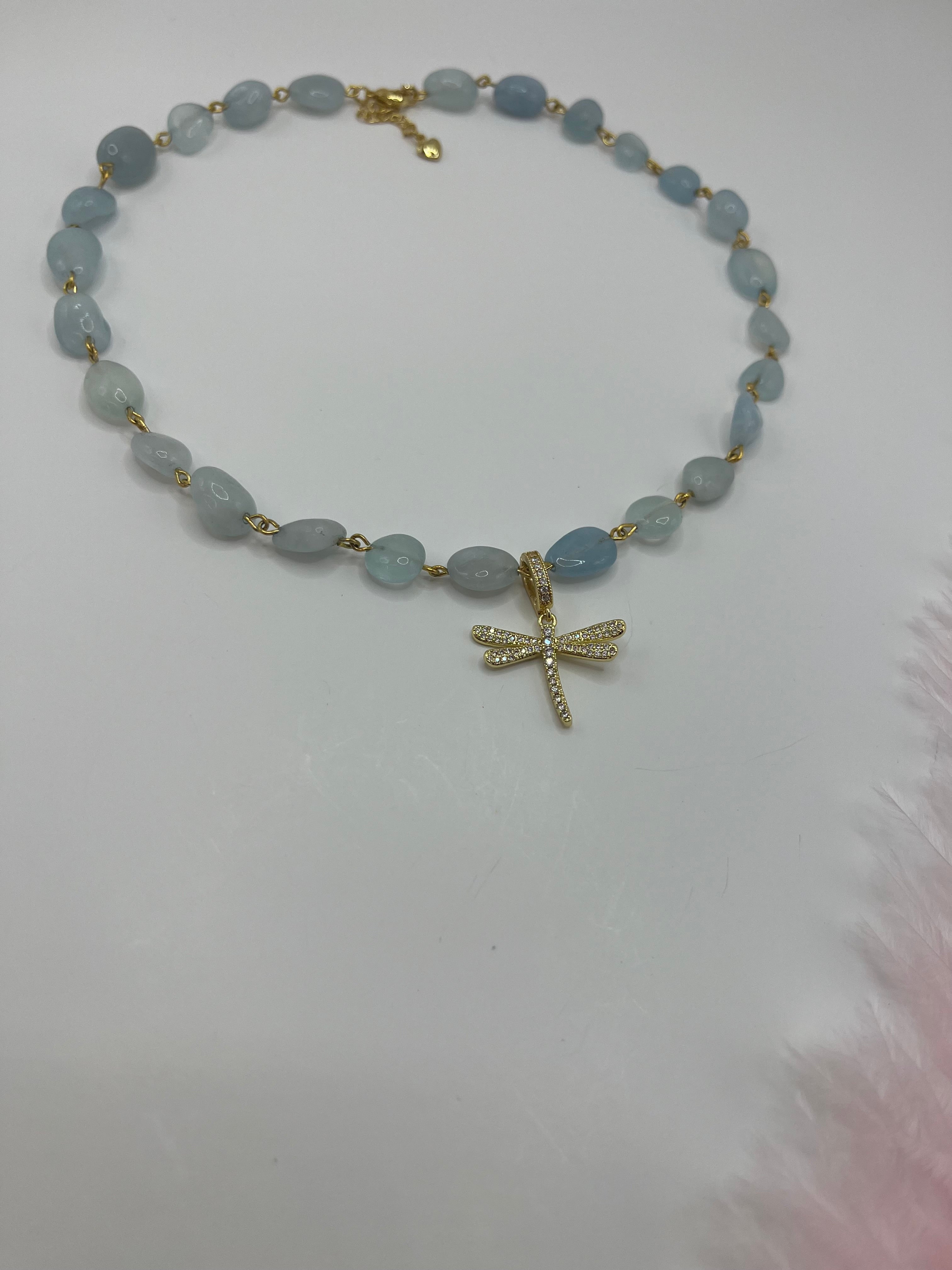 Aquamarine 3-in-1 Necklace – Convertible Design