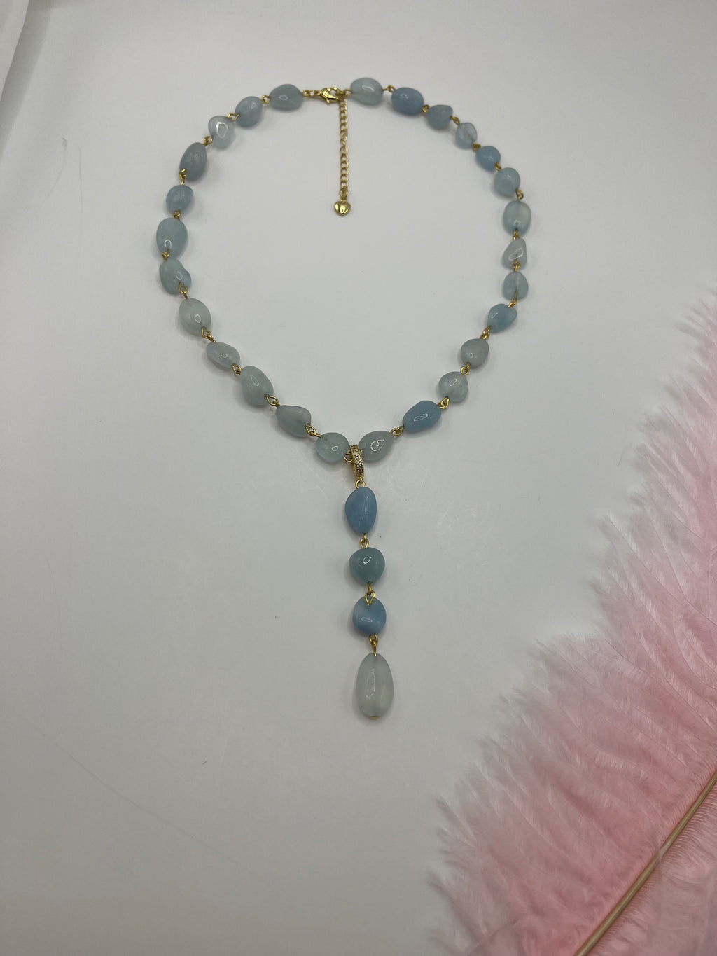 Aquamarine 3-in-1 Necklace – Convertible Design