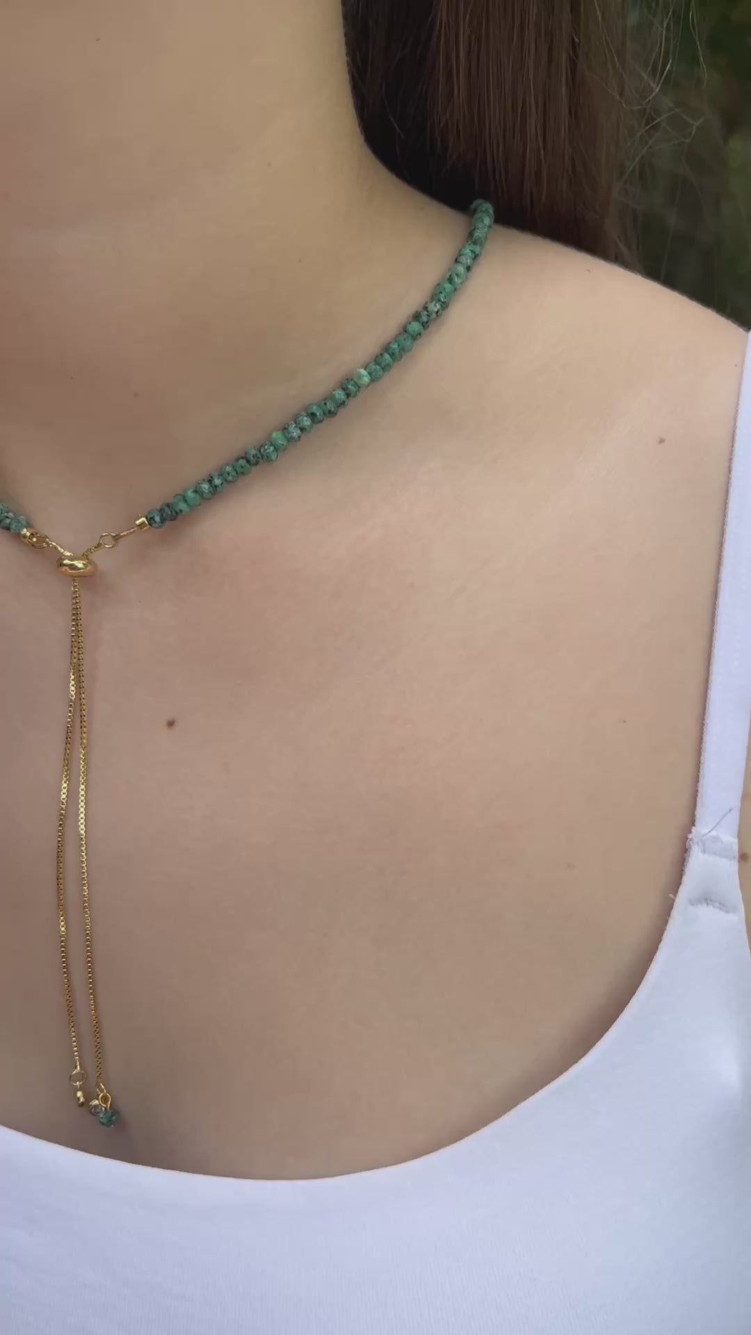 Natural Malaysia Jade Y-Necklace & Earrings Set