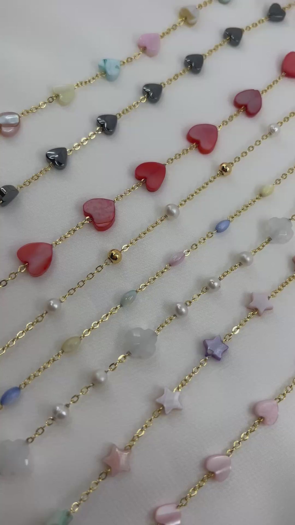 Natural Shell and Pearl Choker Necklace